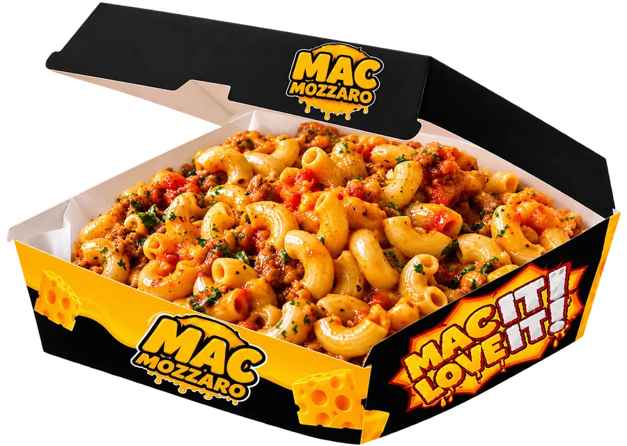 Mac Mozzaro Classic Bolognese dalam kemasan