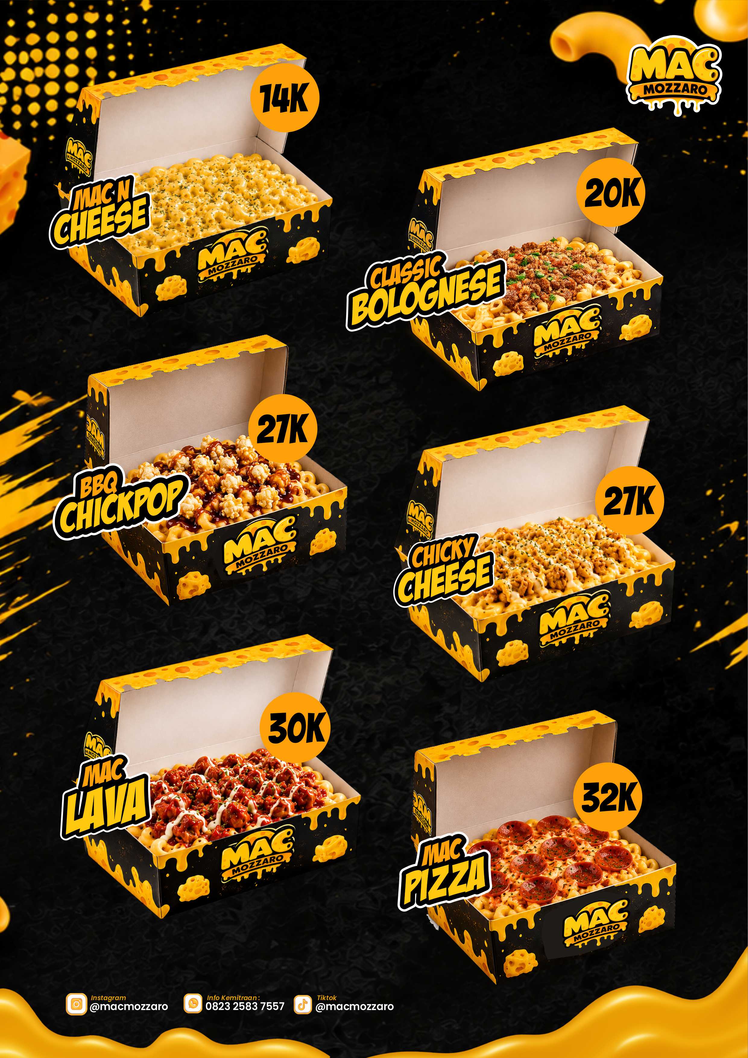 Ide jualan makanan kekinian modal kecil, daftar menu mac and cheese Mac Mozzaro